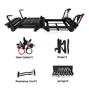 Appareil de Pilates Reformer professionnel en alliage d'aluminium réglable de qualité supérieure pour studio de yoga - Product Image 2