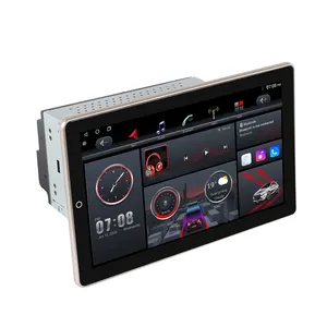 10.1 pouces Double Din rotatif voiture stéréo 2 Din Android autoradio lecteur MP5 Autoradio Audio lecteur voiture navigation gps Carplay