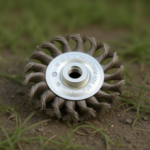แปรงกลมแบบมีปมบิดเกลียว M14 แปรงขัดเหล็กสำหรับขัดโลหะ - Product Image 3