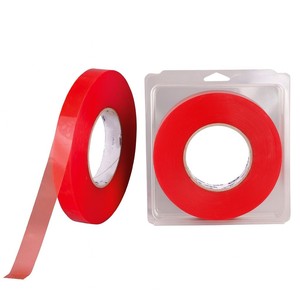 Nastro biadesivo sottile ultra resistente, adesione immediata, ideale per artigianato, decorazioni e fissaggi. - Product Image 1