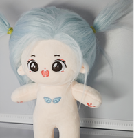 Peluche personnalisée pour fille, jouet de bricolage, poupée en coton farce avec photo réelle, broderie fantaisie, fournisseur de gros professionnel