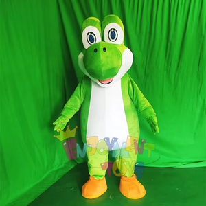 広州楽しいCEかわいい漫画<span class=keywords><strong>YoShi</strong></span>マスコットコスチューム大人キャラクターアクティビティパーティープレイぬいぐるみマスコットコスチューム販売 - Product Image 4