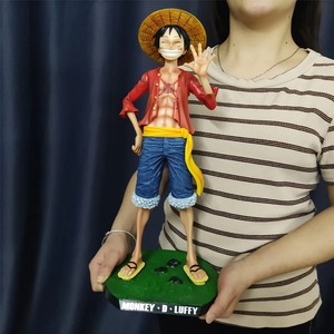 Figurine <span class=keywords><strong>Luffy</strong></span> One Piece surdimensionnée de 40 cm, qualité supérieure, <span class=keywords><strong>Luffy</strong></span> <span class=keywords><strong>souriant</strong></span>, objet de collection d'anime - Product Image 4