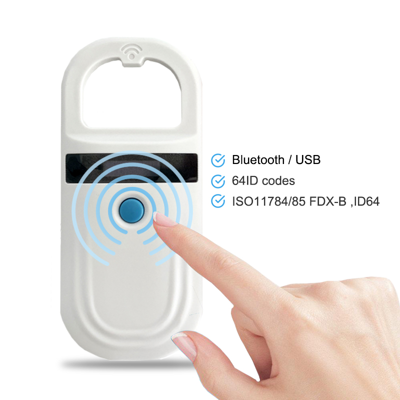 Ветеринарный радиочастотный сканер BT fdx-b с идентификационными чипами, микрочипом 134,2 кГц, USB, для собак, кошек, крупного рогатого скота, rfid