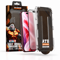 Pelindung Layar Kaca Tempered Matte Dengan Aplikator Penghilang Debu untuk iPhone 18 Fold 18 Pro Max Bebas Gelembung