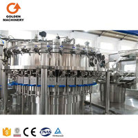 Ligne de production de boissons gazeuses, de limonade et d'eau gazeuse entièrement automatique, système de remplissage et de sertissage