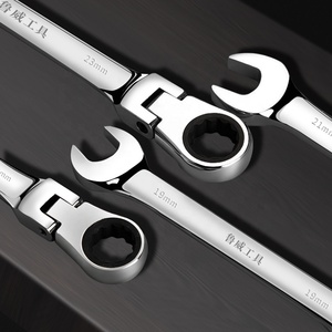Combination <strong>Ratchet</strong> <strong>Wrench</strong> With Flexible Head Dual-purpose Key <strong>Ratchet</strong> <strong>Wrench</strong> Spanner Tool <strong>Ratchet</strong> Combination Set Car Hand Tool - Product Image 5