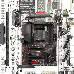 Tarjeta Madre X570 GAMING PLUS Nueva 100% Original, Socket AM4, DDR4 RAM, Factor de Forma ATX, para Computadora de Escritorio, Doble Memoria - Product Image 3