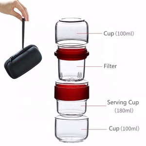 Customized Design Portable Travel <strong>Teapot</strong> <strong>and</strong> <strong>Cup</strong> <strong>Set</strong> 1 <strong>Teapot</strong> <strong>2</strong> <strong>Cups</strong> Portable Kungfu Tea <strong>Set</strong> with Infuser - Product Image 3