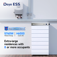 Paket Baterai Lithium 57.6V Lifepo4 Deye ESS GB-L Plus yang Dapat Ditumpuk untuk Sistem Energi Tenaga Surya