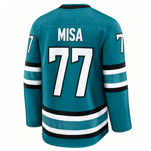 Maillots de hockey cousus pour hommes 71 Macklin Celebrini 72 William Eklund 77 Michael Misa 39 Logan Couture 2 Will Smith S-3XL - Product Image 5