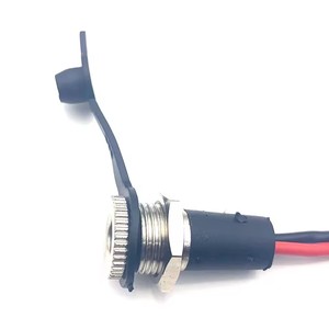 <strong>DC</strong> <strong>5.5</strong>*2.1 2.5mm large current <strong>Power</strong> Plug Socket <strong>Connector</strong> <strong>Female</strong> Dock DIY Waterproof Jack 5.5X2.5 5.5X2.1mm Plug Port with Wire - Product Image 2