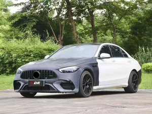Kit carrosserie pour <span class=keywords><strong>W205</strong></span> 2015-2021, mise à niveau vers le design W206 C63 AMG, pare-chocs pour <span class=keywords><strong>Mercedes</strong></span> Benz <span class=keywords><strong>Classe</strong></span> <span class=keywords><strong>C</strong></span> <span class=keywords><strong>W205</strong></span>, accessoires de voiture - Product Image 5