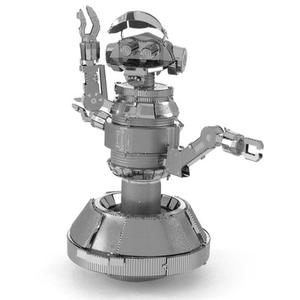 Puzzle 3D en métal Galactic Core Legends - <span class=keywords><strong>Kit</strong></span> de modèle de vaisseau spatial et de droïde emblématiques - 51 à 100 pièces - Article de collection premium pour les fans de science-fiction - À exposer - Product Image 4