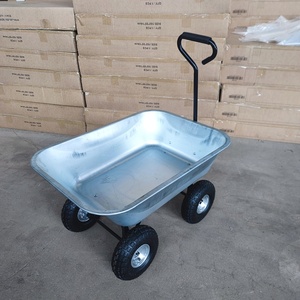 Heavy-Duty đa mục đích vườn Wagon thép nhựa đa chức năng kéo <span class=keywords><strong>Dump</strong></span> giỏ hàng với tiện ích xe cút kít Xe đẩy giỏ hàng - Product Image 4
