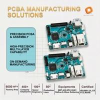 Fabricación de PCB y PCBA Multicapa de hasta 58 Capas, Inspección AOI 100% ISO, Sin Pedido Mínimo, Servicio Rápido