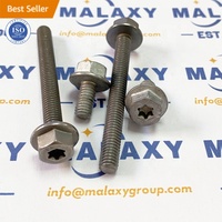 MALAXY Hardware Tools Monel 400 Monel 404 Fixations M1.6 M2 M2.5 M3 Boulon en acier inoxydable Torx Boulons et écrous à bride à tête hexagonale
