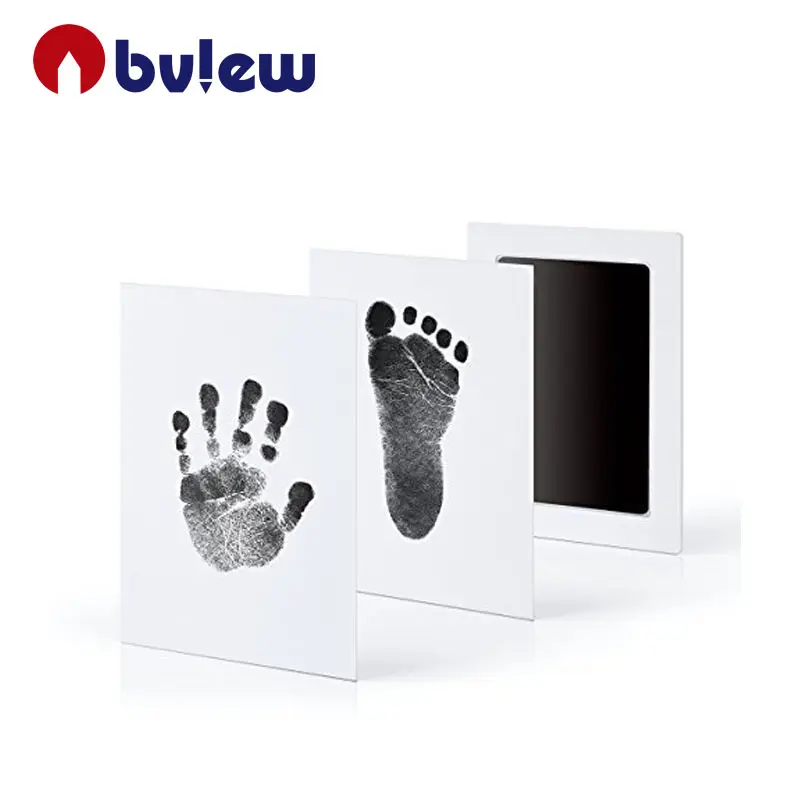 2019 Pasgeboren Baby Fotolijst Baby Hand en Footprint Klei Kit Fotolijst