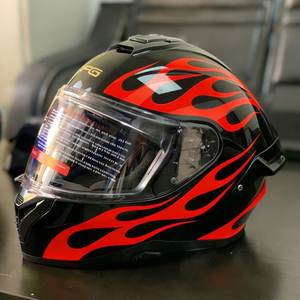 Casque de moto intégral DFG Aura, best-seller en Amérique, ABS haute résistance, anti-rayures, double visière en PC, homologué DOT, toutes saisons - Product Image 5