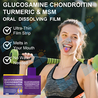 SUNI OEM Glucosamine Chondroïtine Film Oral Dissoluble Bandes de Soutien Articulaire Osseux MSM Film Oral Dissoluble pour Adultes