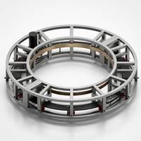 Structure de scène rotative en alliage d'aluminium avec système de levage pour discothèque et bar