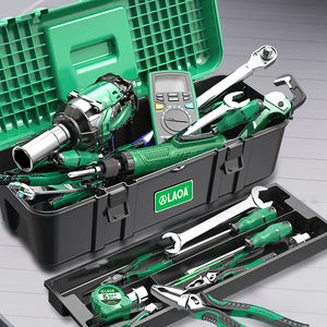 Boîte à outils LAOA améliorée verte et noire, OEM, réparation à domicile, grande capacité, organisateur d'outils portable, indice de protection IP54 - Product Image 4