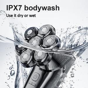CITICITY Rechargeable Men's Seven-Head Electric <b>Shaver</b> Bald Hair Clipper Razor with IPX7 Waterproof Feature for Household Use - Product Image 4