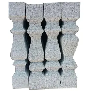 Natural grey granite cast stone balustrade for sale