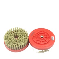 Brosse de polissage diamantée JDK de 4 pouces avec système Snail Lock pour granit, marbre, béton, pierre, bricolage, OEM