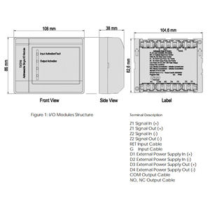 Module d'entrée/sortie unique adressable TX7210 homologué LPCB ou intégration d'alarme incendie - Product Image 2
