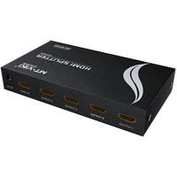 Répartiteur 4K 60Hz 3D 1 entrée 4 sorties MT-VIKI 1 ordinateur 4 moniteurs + adaptateur secteur 1x4
