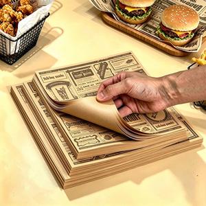 Papel de Envolver Antigrasa para Hamburguesas y Sándwiches, Impresión Personalizada, Grado Alimenticio, con Logotipo - Product Image 2