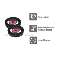 AILECAR Composant de phare LED dynamique Eagle Eye Devil Eye nouvellement modifié, lentille décorative clignotante 12V pour voiture