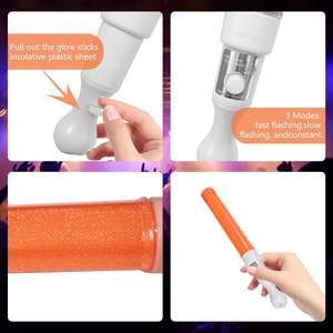 Venta al por mayor LED fluorescente palos <span class=keywords><strong>luminosos</strong></span> de apoyo concierto animando accesorios con logotipo personalizado Color personalizado - Product Image 5