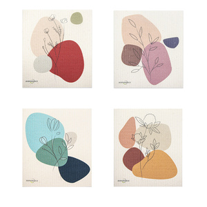 Éponges à <span class=keywords><strong>vaisselle</strong></span> suédoises biodégradables réutilisables écologiques à design personnalisé, très vendues - Product Image 6