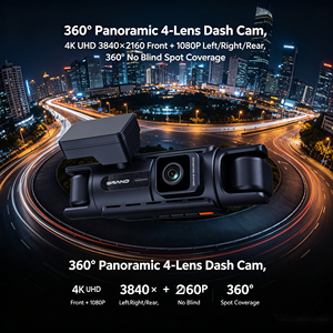 Cámara de Coche Panorámica 360° VS225, Grabadora de Video con Pantalla IPS HD de 3.39 Pulgadas, Grabación Multilente de 4 Canales, Fácil Operación - Product Image 2