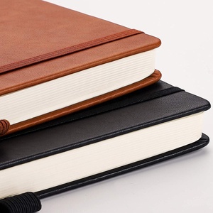 Carnet de notes à grille de points, lot de 2, couverture rigide à grille de points, papier épais, 8 feuilles perforées, couverture en cuir PU lisse - Product Image 2