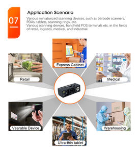 라킨다 2D CMOS 문서 스캐너 모듈 소형 내장형 USB 인터페이스 초당 100회 스캔 - Product Image 6