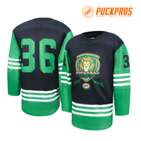 Maillot de hockey en ligne unisexe en polyester sublimé, personnalisable pour équipe, respirant et à séchage rapide, vêtements de sport