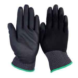 Nexus King 13-Needle Nylon PU Coated Palm <b>Gloves</b> Non-Slip Wear Resistant Breathable Work <b>Gloves</b> General Purpose - Product Image 1