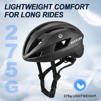 Casque de vélo BUCKLOS léger, réglable, respirant, en PC et EPS, pour la conduite en montagne et sur route, équipement de sécurité pour vélos