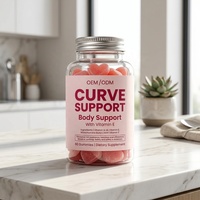 Gummies OEM/ODM pour l'amélioration des fesses et des hanches chez la femme adulte, supplément de bonbons gélifiés à la Maca pour BBL, vente chaude
