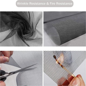 Fiberglass Fire Proof Insect Mesh Custom Window <strong>Mosquito</strong> <strong>Net</strong> <strong>Roll</strong> Aluminum Door Pleated Screen for Hotel Use - Product Image 4