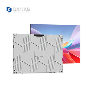 Armoire d'affichage LED d'intérieur 640x480x48mm en alliage d'aluminium P2-P4, solution mur vidéo à service frontal complet, <span class=keywords><strong>noir</strong></span> 5000cd - Product Image 1
