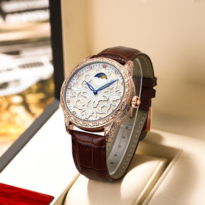 Nuevo Modelo 2026 - Elegante Reloj Mecánico Delgado para Hombre, Esfera Grande Decorativa, Reloj de Negocios y Casual para Hombre - Product Image 3