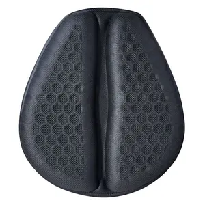 Small Size Brown Leather Solo Seat Shock-absorbing seat cushion for Harley Chopper Bobber Sportster Custom