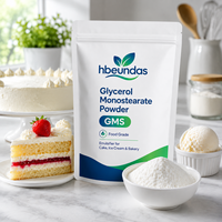 Poudre de monostéarate de glycérol de qualité alimentaire certifiée HALAL KOSHER, émulsifiant pour gâteaux et glaces, en vrac, GMS, durée de conservation de 24 mois