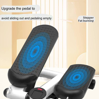 New Balance Mini Stepper Portable Peddle Exercise Machine Nice Day Rose Steel Mini Stepper pour Gym Use