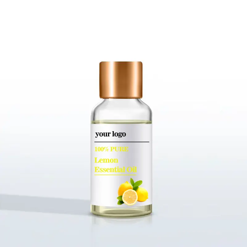 Aceite esencial de limón puro Aroma de limón puro y natural Aceite esencial orgánico de grado terapéutico Natural a granel