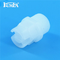Buse de pulvérisation à jet plat KUMEA 1/8'' 1/4'' 3/8'' en plastique PP PVDF résistant à la corrosion